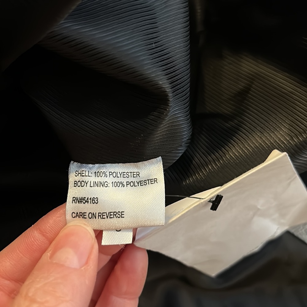 Calvin Klein Classic Black Trench Coat Removable Fleece Lining - Picture 13 of 16